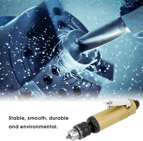 Vista 8 de 3/8 "de alta velocidad recto taladro neumático conjunto potencia reversible herramienta de perforación de aire con válvula de entrada ajustable