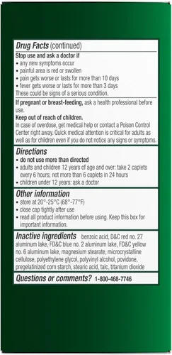 Vista 12 de Excedrin Cápsulas para Alivio del Dolor de Cabeza por Tensión, Acetaminofén 500mg, Cafeína 65mg, Analgésico, Sin Aspirina, 100