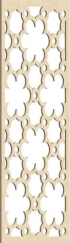 Vista 150 de 9 3/8"W x 24 3/8"H x 1/4"T Southgate Decorativos Paneles De Pared De Madera Calado, Abedul