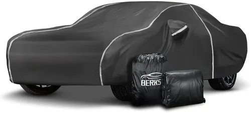 Vista 14 de Funda impermeable para automóvil compatible con Chevy Camaro 2010-2024 para todo tipo de clima, 6 capas, cubierta completa para automóvil con bolsa