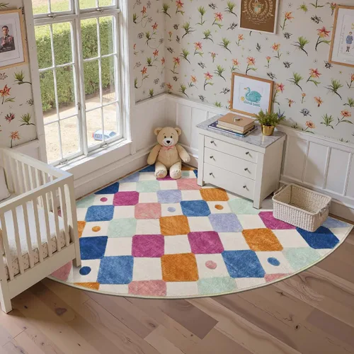 Vista 68 de jinchan Alfombra a rayas de 2 x 3 para entrada, alfombra de cocina, tapete pequeño, antideslizante, ligero, de bajo perfil, decoración para entrada