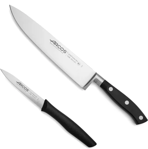 Vista 43 de ARCOS Juego de Cuchillos 5 Piezas Nitrum Acero Inoxidable y Hoja mm. 132.28 oz. Cuchillo de Cocina Profesional para Cortar Variedad de Alimentos