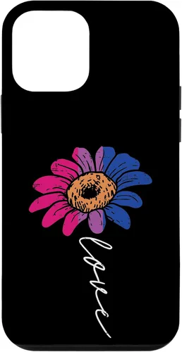 Vista 16 de Funda para iPhone 16 Love Sunflower Floral LGBTQ Bisexual Flag Gay Pride Ally Bi