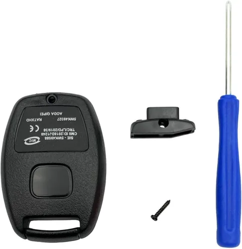 Vista 6 de Funda de Reemplazo para Llavero de Entrada sin Llaves, Compatible con Honda Accord/Civic EX/Pilot/CR-V (Negro)