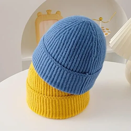 Vista 4 de Gorro de algodón holgado, elástico, hip-hop, cálido, unisex, holgado, ligero, para mujer