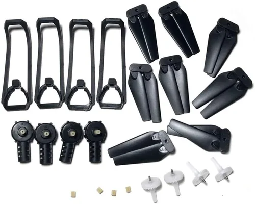 Vista 2 de Ajuste para Motor E99 y K3 Pro RC Drone Quadcopter Motor Base Accesorio K3 E99 y PRO RC Drone Motor Motor con Base Kit de piezas de repuesto (negro)