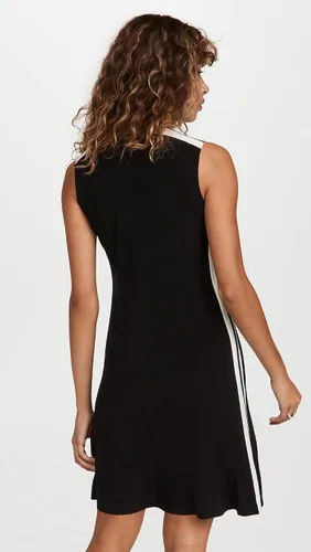 Vista 3 de Norma Kamali Vestido sin mangas con rayas laterales para mujer