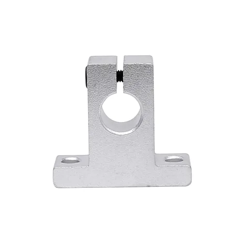Vista 3 de FKG SK12 - Soporte de guía de sujeción de riel de movimiento lineal de aluminio para eje de 0.472 in de diámetro, juego de 2
