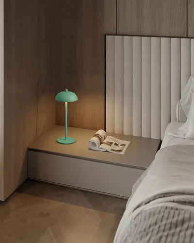 Vista 9 de Juego de 2 lámparas de mesa LED inalámbricas pequeñas de 12 pulgadas, lámpara de escritorio portátil impermeable, luces de batería recargable