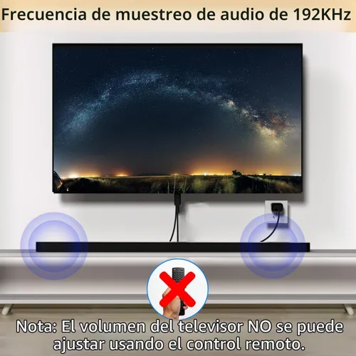 Vista 4 de HDMI eARC a convertidor de audio óptico
