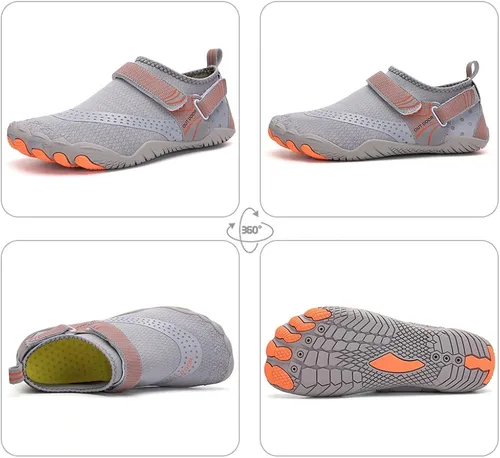 Vista 3 de YING LAN Zapatos de agua para hombres y mujeres, de secado rápido, antideslizantes, para la playa, natación, deportes acuáticos, buceo, vela, kayak
