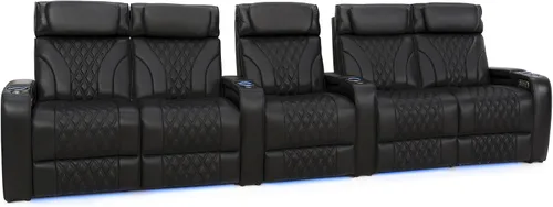Vista 25 de Seatcraft Luminis LT - Asiento de cine en casa, reclinable, color rojo