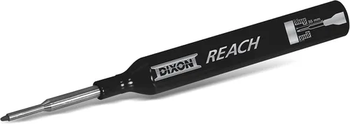 Vista 2 de Dixon Marcador para alcanzar orificios profundos, Rojo (14202), Negro