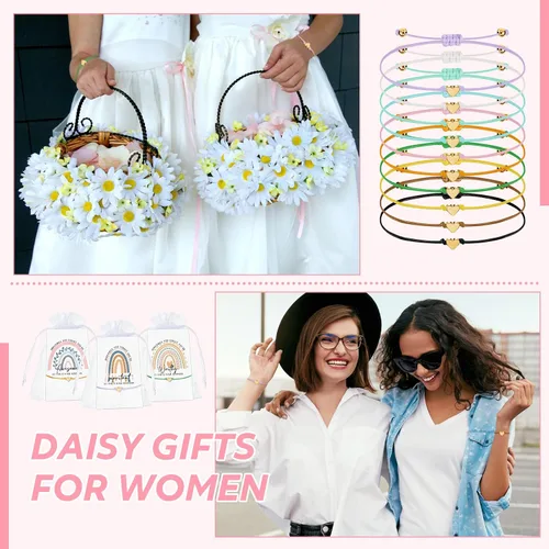 Vista 7 de Fumete Pulseras inspiradoras para mujer, regalo de agradecimiento a los empleados de Navidad a granel, regalo de agradecimiento para compañeros