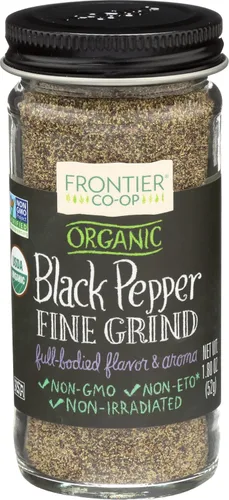 Vista 10 de Frontier Co-op Pimienta negra molida orgánica, molida media, Kosher 16 onzas (paquete de 1)