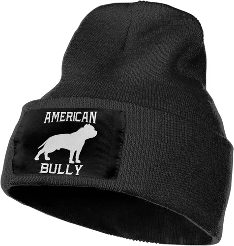 Vista 2 de WENRUN American Bully - Gorro de punto unisex