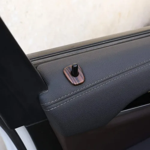 Vista 4 de 4 unids ABS plástico para BMW X3 X4 G01 G02 2018-2020 puerta cerradura cubierta Trim Accesorios