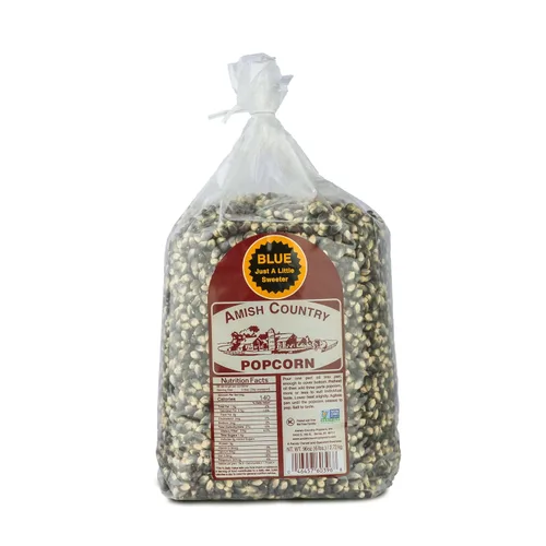 Vista 15 de Amish Country Popcorn Bolsa de 1 libra Granos de palomitas de maíz azules Anticuados, sin OMG y sin gluten (azul, bolsa de 1 libra)