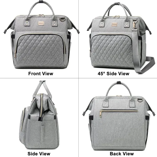 Vista 7 de Artelaris Bolsa de almuerzo aislada para mujeres y hombres, lonchera grande reutilizable, bolsas tipo tote refrigeradoras a prueba de fugas