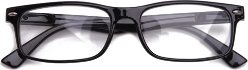 Vista 22 de Newbee Fashion Lentes transparentes Marco Rectángulo Marco Sin Prescripción Falso Gafas Paquete de 2 bambú negro y marrón