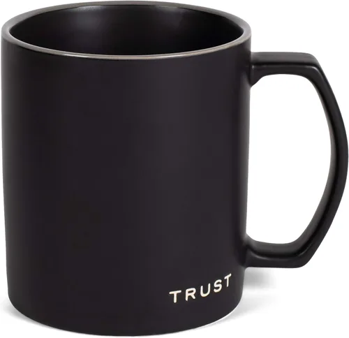 Vista 7 de Lighthouse Christian Products Simply Yours Pray - Taza de café de cerámica de 18 onzas, paquete de 4, color negro medianoche