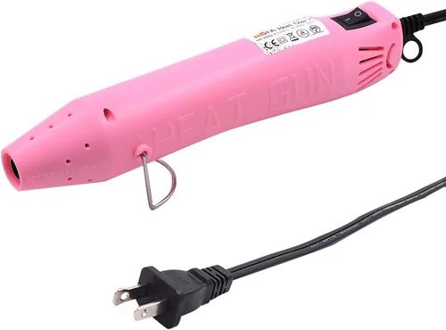 Vista 9 de mofa Pistola de calor de resina, cable de 6.6 pies, pistola de aire caliente de 300 W para manualidades, secadora de pintura acrílica, boquilla