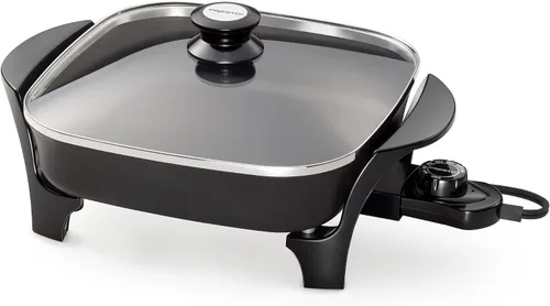 Vista 2 de Presto 06626 Sartén eléctrica de 11 pulgadas con tapa de vidrio
