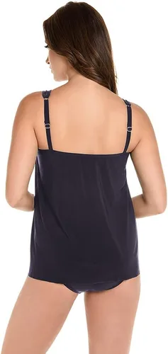 Vista 3 de Miraclesuit Traje de baño para mujer con copa DD-Illusionist Ursula Sujetador con aros de malla Insertada Tankini Traje de baño Top