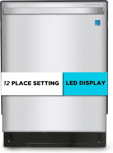Vista 16 de BLACK+DECKER Lavavajillas empotrado de 24 pulgadas, capacidad para 12 cubiertos con tina de acero inoxidable, lavavajillas con 6 programas