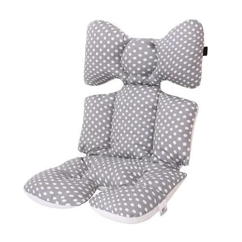Vista 11 de Forro de asiento de bebé para cochecito, suave y transpirable, cojín universal de malla de aire 3D de algodón para cochecito de bebé
