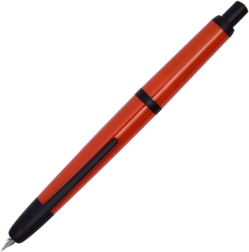 Vista 10 de Jinhao - Pluma estilográfica retráctil de 20 presiones, punta extrafina con juego de convertidor de tinta (clip negro blanco)