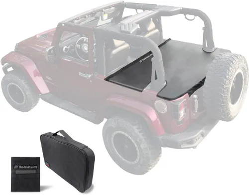Vista 15 de Shadeidea - Cubierta tonneau para el Jeep Wrangler JL de 4 puertas, cubierta Ton para el maletero trasero del JLU (2018-Actual), cubierta