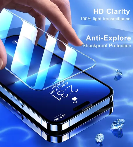 Vista 8 de Funda para iPhone 15 Plus compatible con MagSafe Charger plegable, soporte protector de cámara, superficie brillante brillante de doble capa