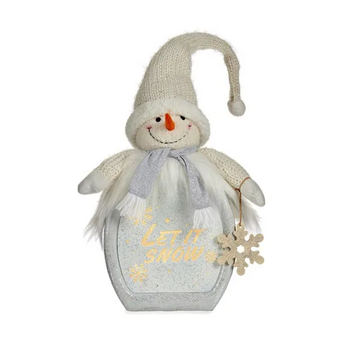 Vista 2 de Figura Decorativa Krist+ Blanco Muñeco de Nieve 15 x 65,5 x 27 cm