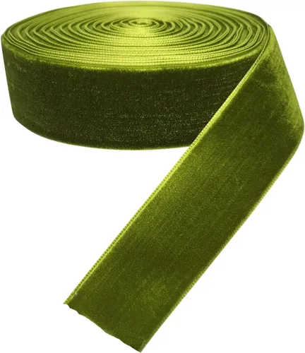 Vista 40 de Chenkou Craft 5 yardas de cinta de terciopelo para decoración navideña y embalaje artesanal