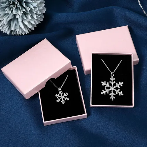 Vista 7 de Caja de regalo pequeña de 2 piezas de joyería pequeña, collar elegante, pulsera, aretes, cajón, caja organizadora de cajas de joyería vacías, cajas