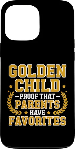 Vista 24 de Golden Child Mom's Favorite Gifted Kids Sibling Rivalry Art Case for iPhone 16