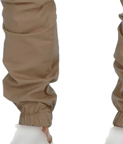 Vista 6 de JEShifangjiusu Pantalones deportivos tipo cargo para hombre, pantalones deportivos de moda, pantalones de chándal casuales, pantalones chinos