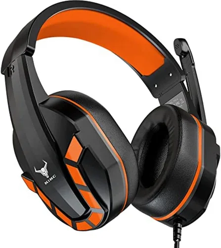 Vista 9 de Gaming Headset with Mic for PS4, PS5, Xbox, PC, Switch, Controllable Volume Gaming Headphones with Soft Earmuffs for Mobile Phone, iPad, and