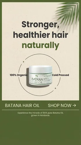 Vista 3 de Aceite para el cabello Batana 100% orgánico Nutre el cuero cabelludo acondicionador profundo prensado en frío y orgánico cultivado en Honduras