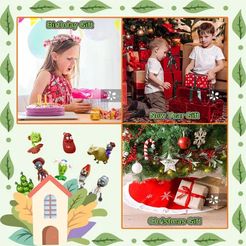 Vista 7 de Genqiang Juego de figuras de acción, 10 piezas de minifiguras, serie de juegos sorpresa, juguetes de PVC para niños y fanáticos, ideal