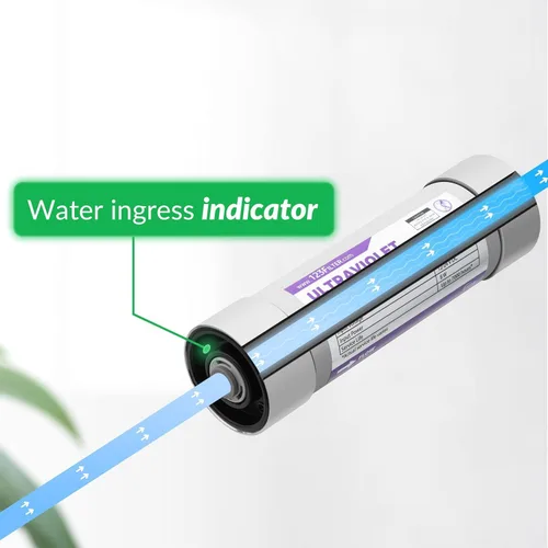Vista 6 de iSpring UVF8 Filtro de agua UV LED, Kit de adición para sistemas de filtración de agua debajo del fregadero, libre de mercurio, de acero inoxidable