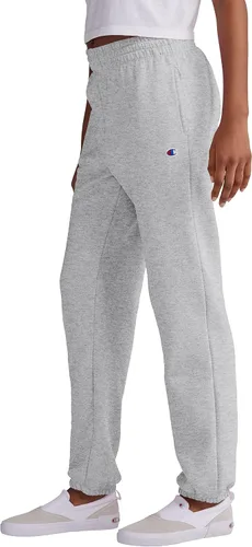Vista 3 de Champion Powerblend Boyfriend - Pantalones deportivos para mujer, pantalones deportivos de forro polar de gran tamaño, pantalones deportivos