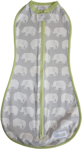Vista 12 de Saco de bebé Woombie, convertible, fácil de usar, opción natural de abrazo, elástico, abrazable, tela transpirable