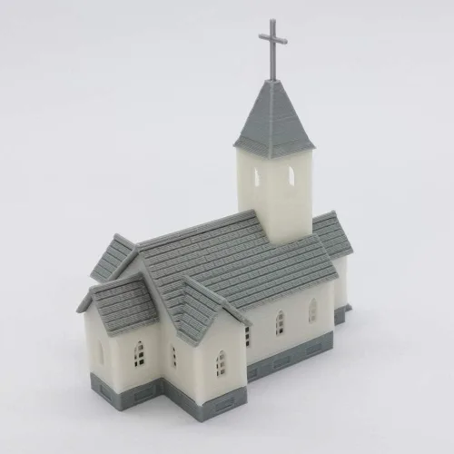 Vista 2 de Outland Models Paisaje ferroviario País Iglesia 1:160 N Escala
