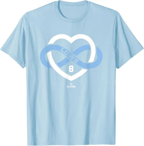 Vista 19 de Camiseta Infinite Love Brandon Lowe Tampa Bay MLBPA, Negro