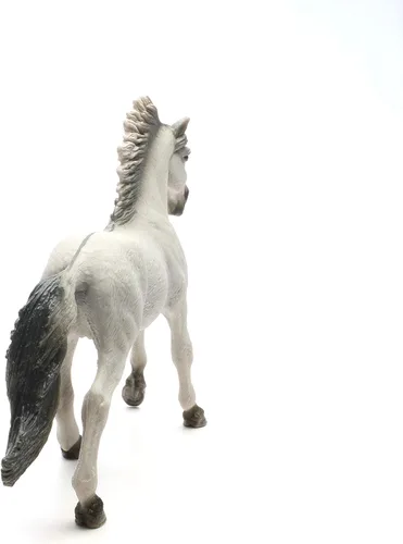 Vista 4 de Schleich Farm World - Juguete de caballo de semental Sorraia Mustang de 6 pulgadas - Figura de caballo para niñas y niños - Juguetes para niños a