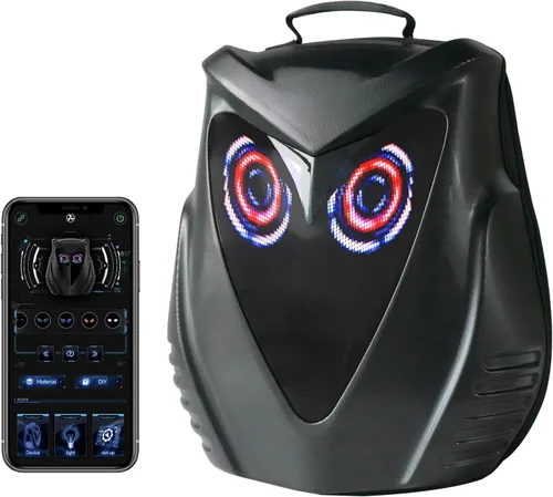 Vista 7 de Mochila para Motocicleta DABASHAN con Pantalla LED, (Backpack), Moda