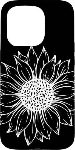 Vista 14 de iPhone 16 Cute and Beautiful White Flower of Sunflower Case