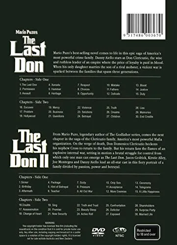 Vista 2 de The Last Don 1 and 2 Collection Duo DVD Box Set